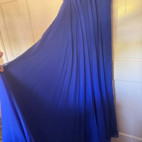 Sherry Hill Royal Blue Jeweled Prom/Formal Dress - Picture 9 of 9